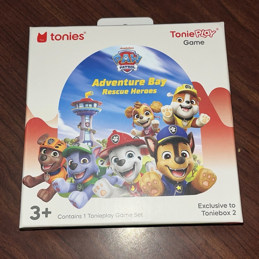 NEW Tonies Tonie‎ Play Game   Paw Patrol Adventure Bay Rescue Heroes Toniebox 2